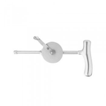 Stille-Sherman Hand Drill Complete With Twist Drill Ref:- OR-044-01 to OR-044-03 Stainless Steel, 25 cm - 9 3/4"